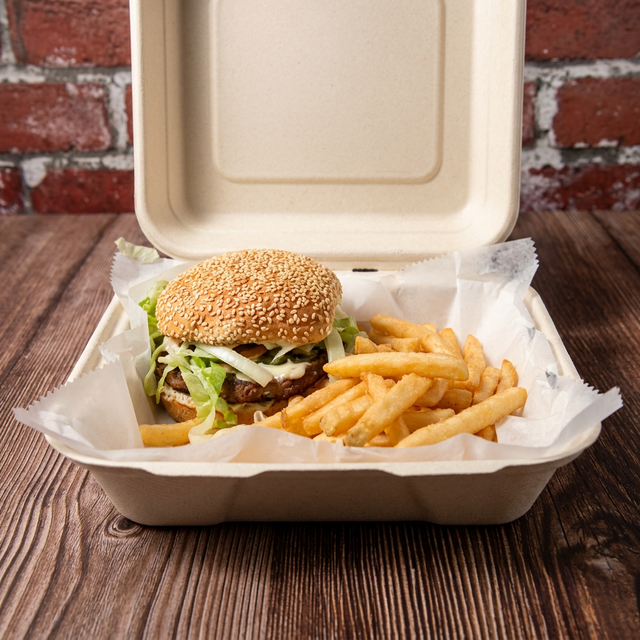 Kids Cheese Burger & Fries.