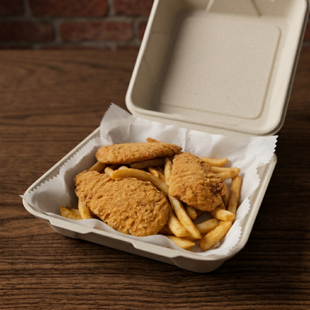 Kids Chicken Tenders & Fries.